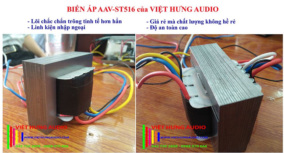 biến áp loa với lõi bền đẹp